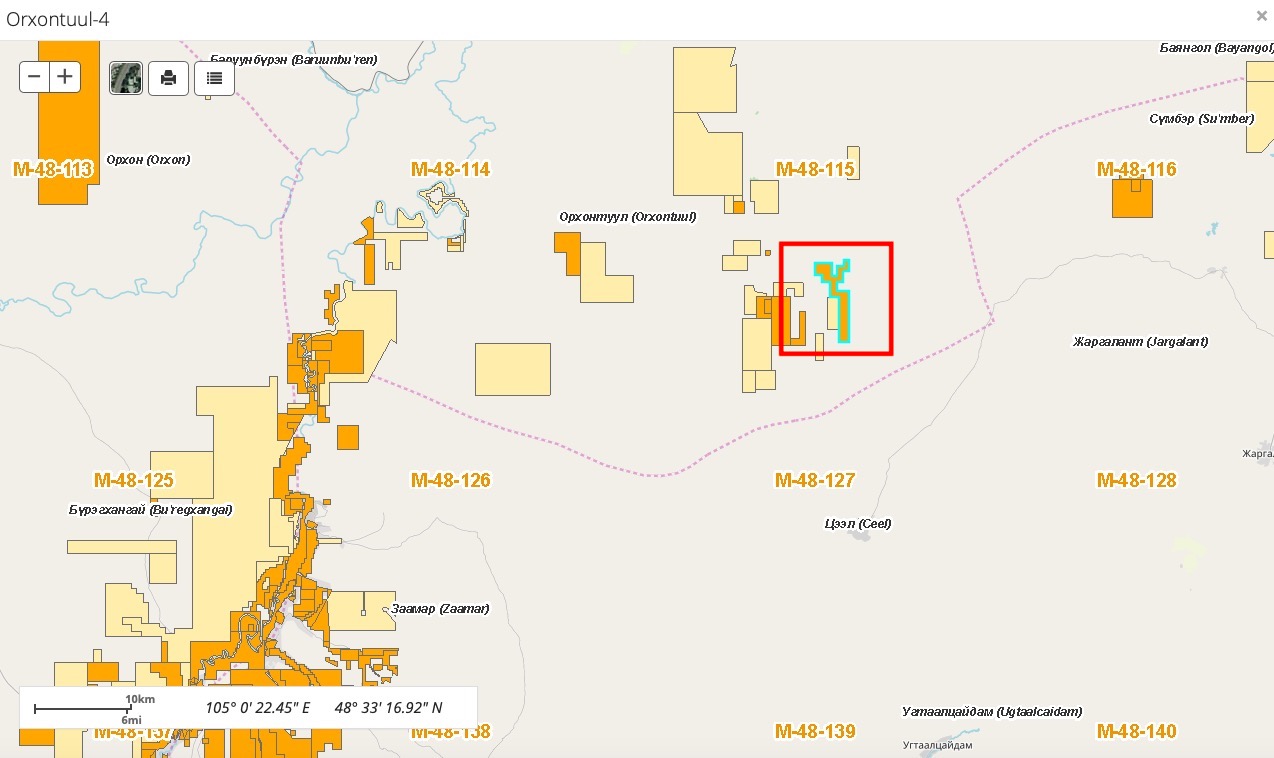 Orxontuul Location CMCS